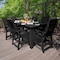 Highwood Usa Weatherly 7pc Rectangular Counter Height Outdoor Patio Furniture Dining Set 84 x 42 AD-ST7WL2CO5BA-BKE - alternate 3